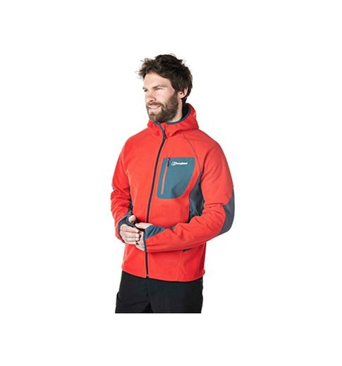 Berghaus Ben Oss de la Hombres Chaqueta Cortavientos, color extrem red