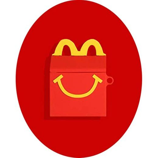 3D Cute McDonald's Chicken McNuggets McKee Box Earphone Cases For Airpods 1