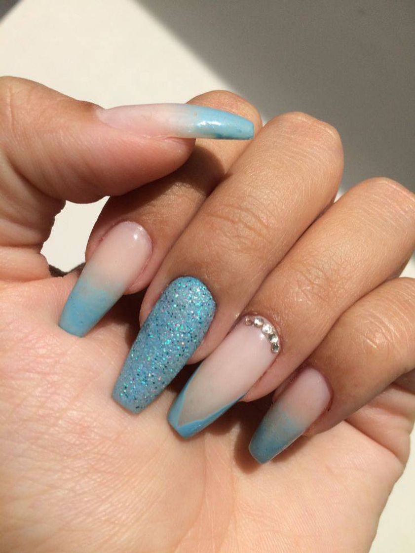 Moda Unhas Azuis 💙