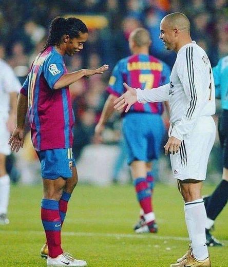 Ronaldinho e Ronaldo. 