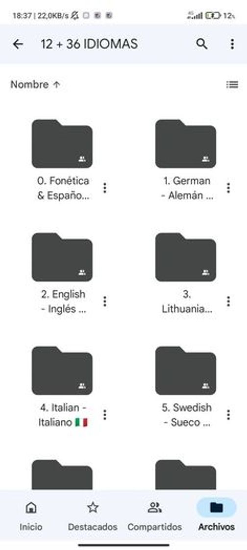 Moda 12 + 36 IDIOMAS