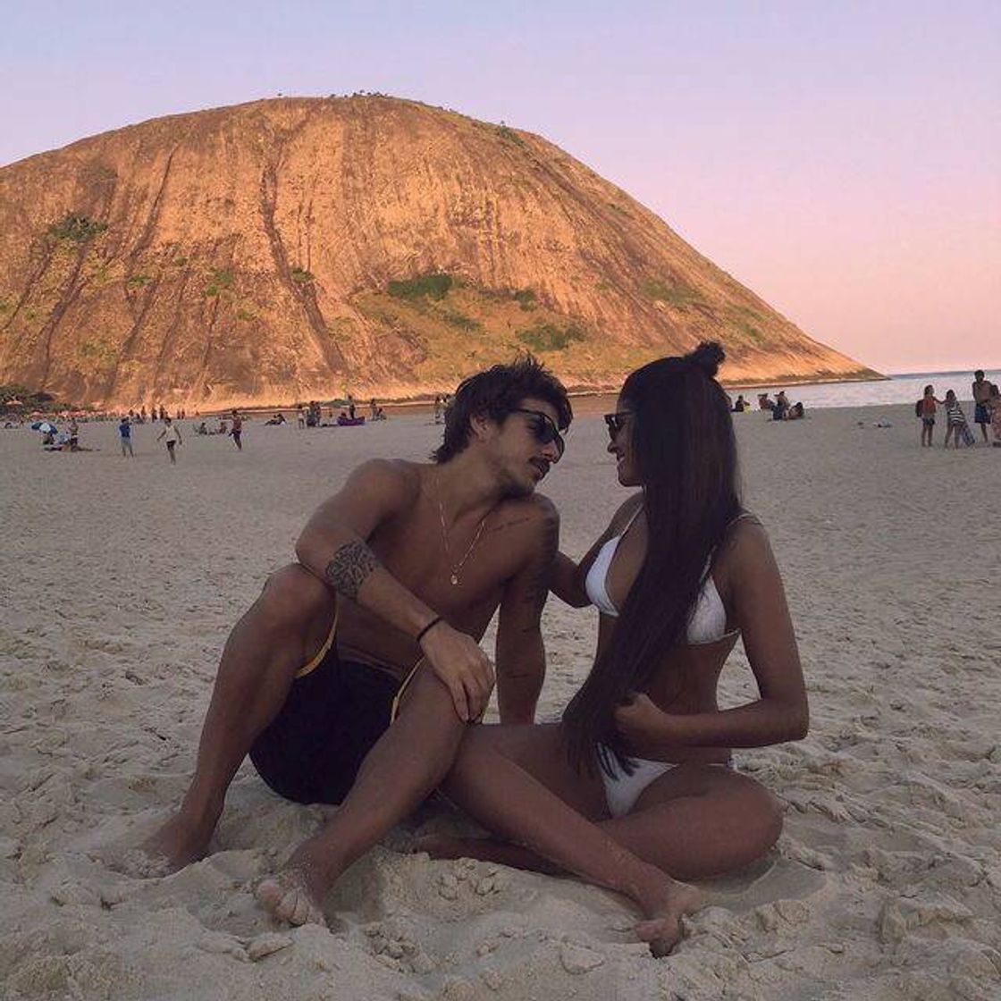 Foto na praia 👫