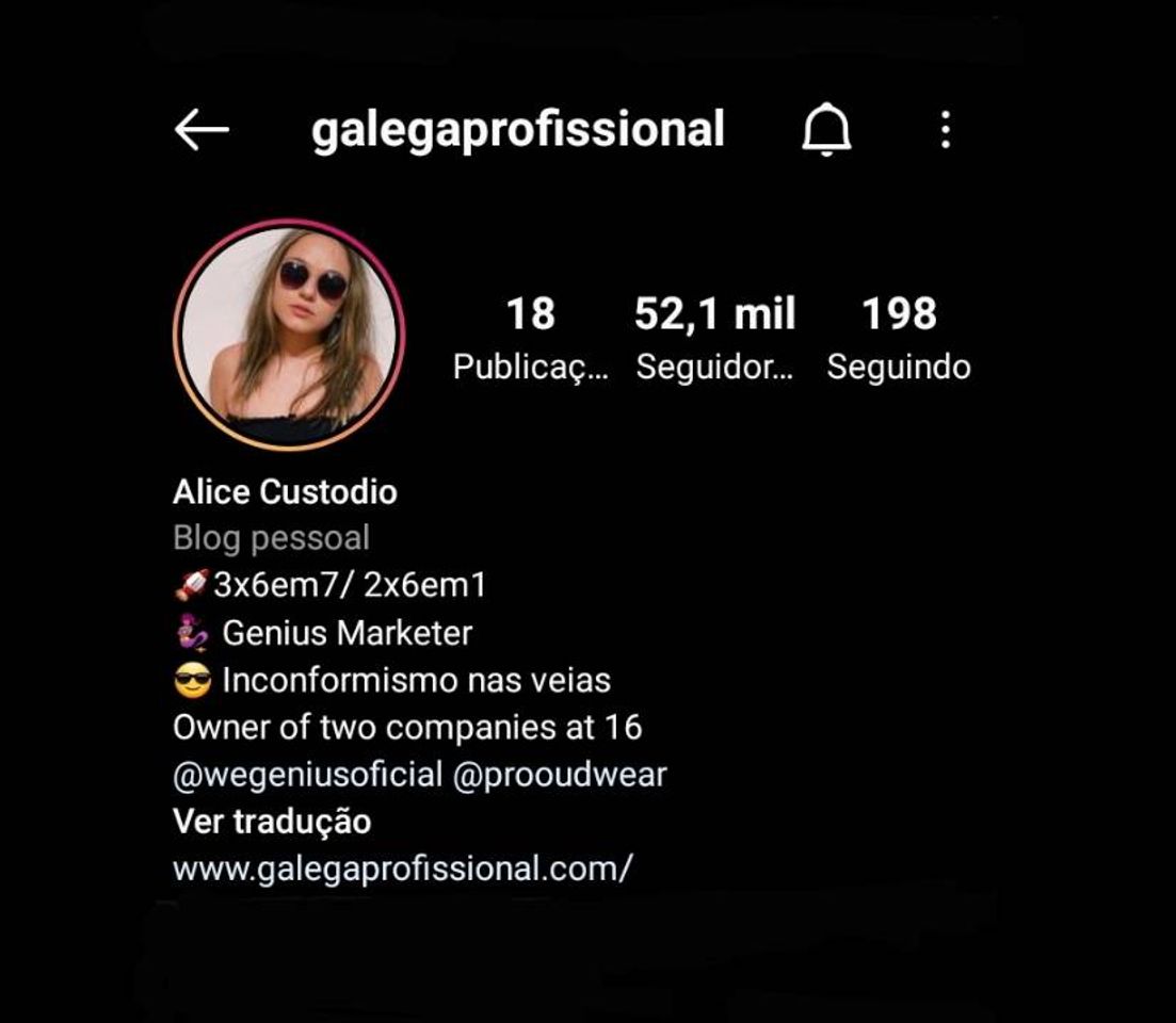 Moda Alice Custodio @galegaprofissional