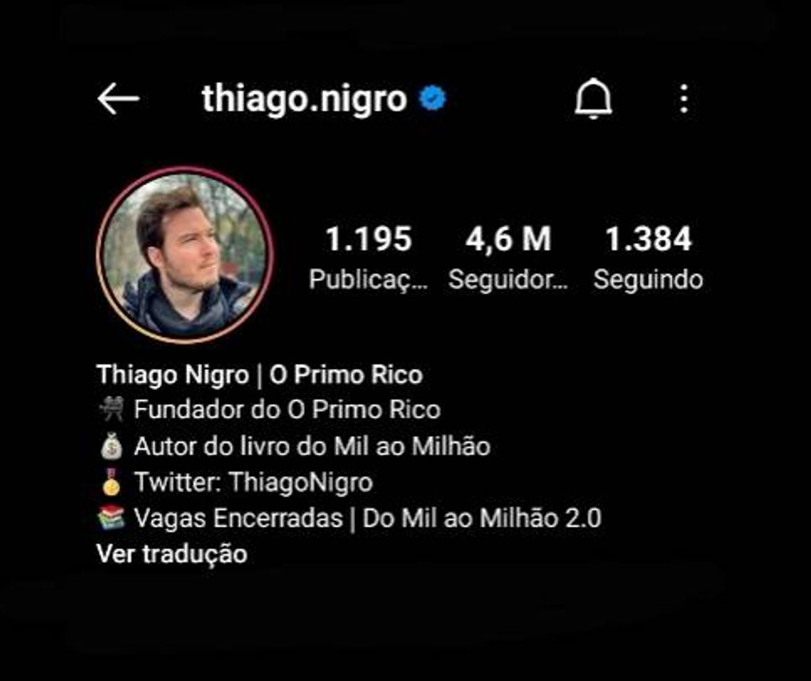 Moda Thiago Nigro (o primo rico) @thiago.nigro