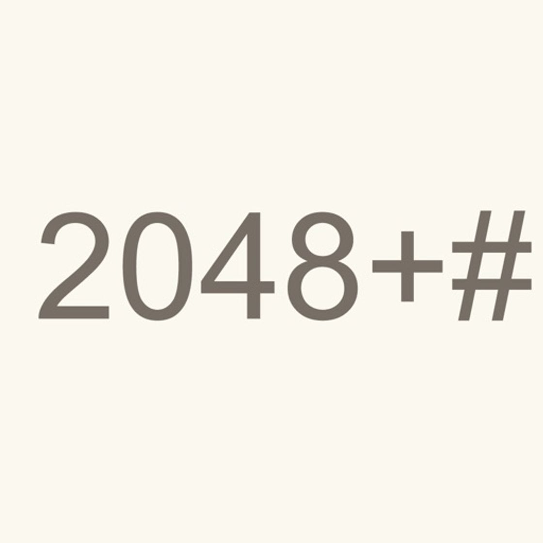 App 2048+#