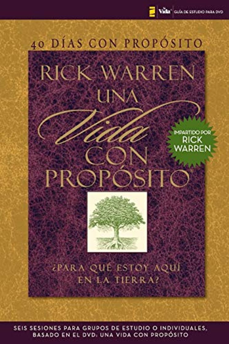 Libro 40 Dias Con Proposito. Vida Con Proposito. Para Que Estoy Aqui en