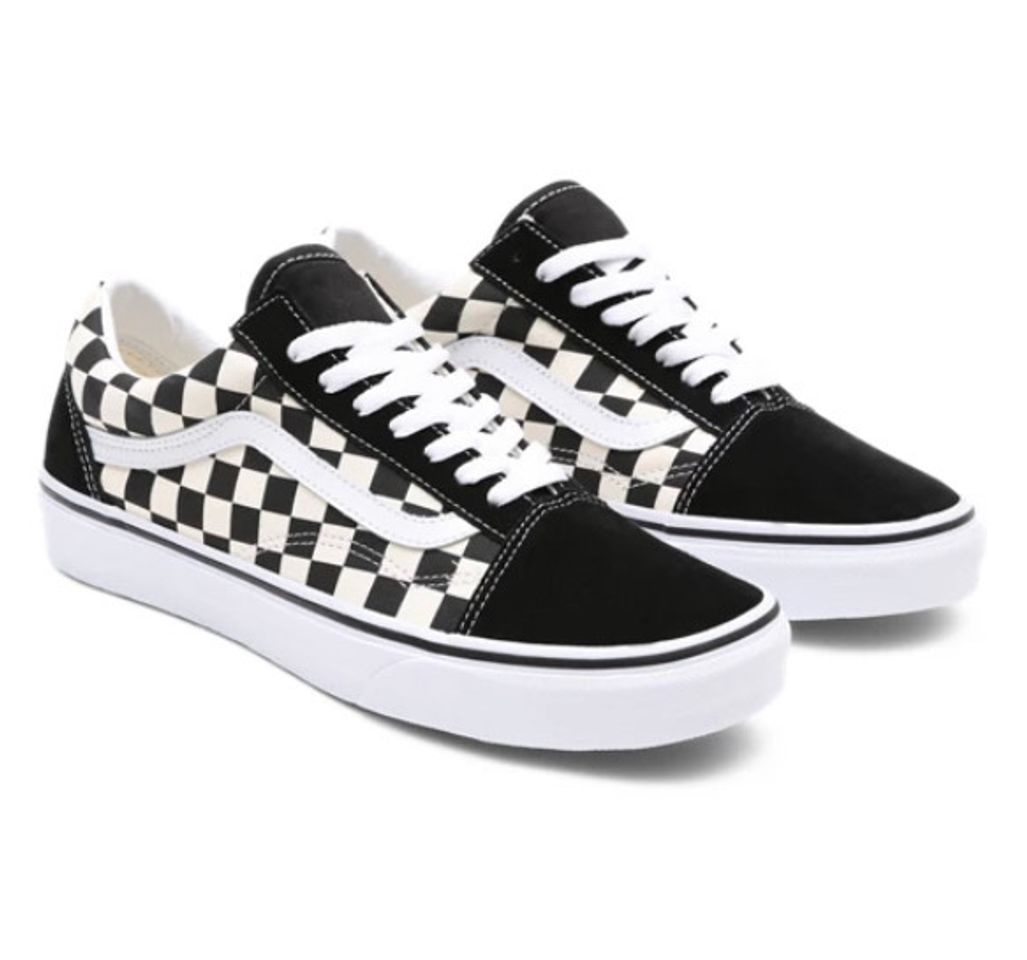 Fashion Ténis Primary Check Old Skool | Preto | Vans