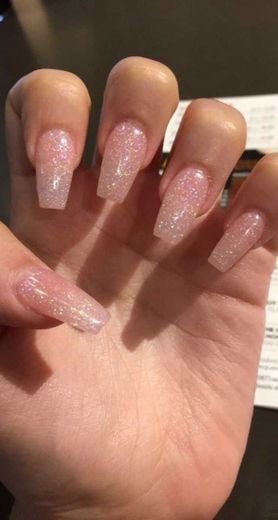 Glitter nail