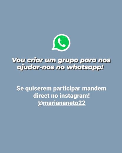 Grupo de WhatsApp ‼️