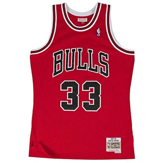 Mitchell&Ness Chicago Bulls Blusas, Rojo