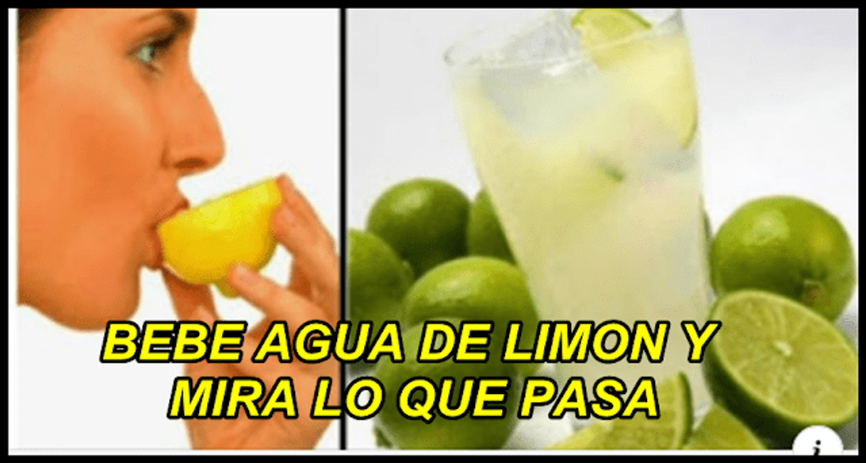 Moda Beba agua de limón todos los días