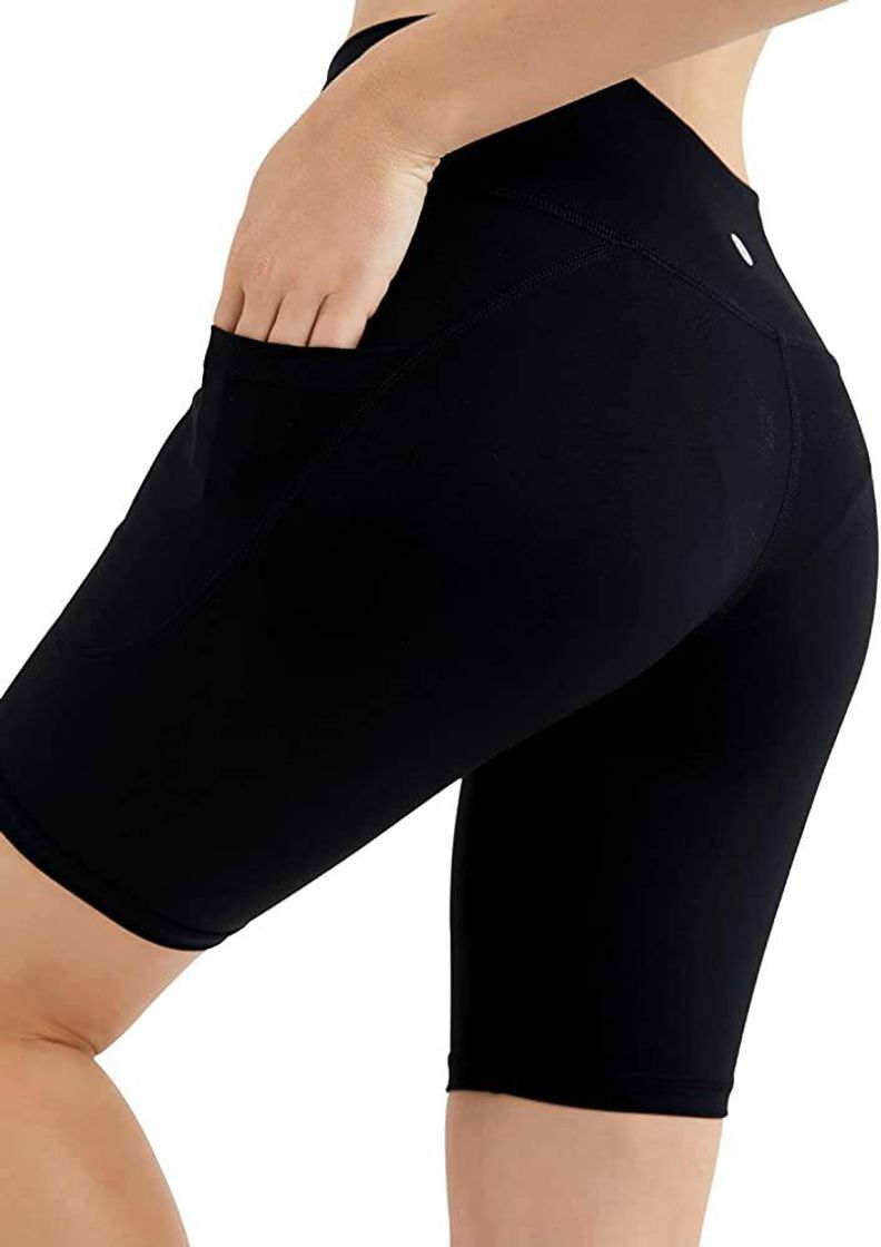 Fashion EDOW Pantalones cortos de ejercicio para mujer,

