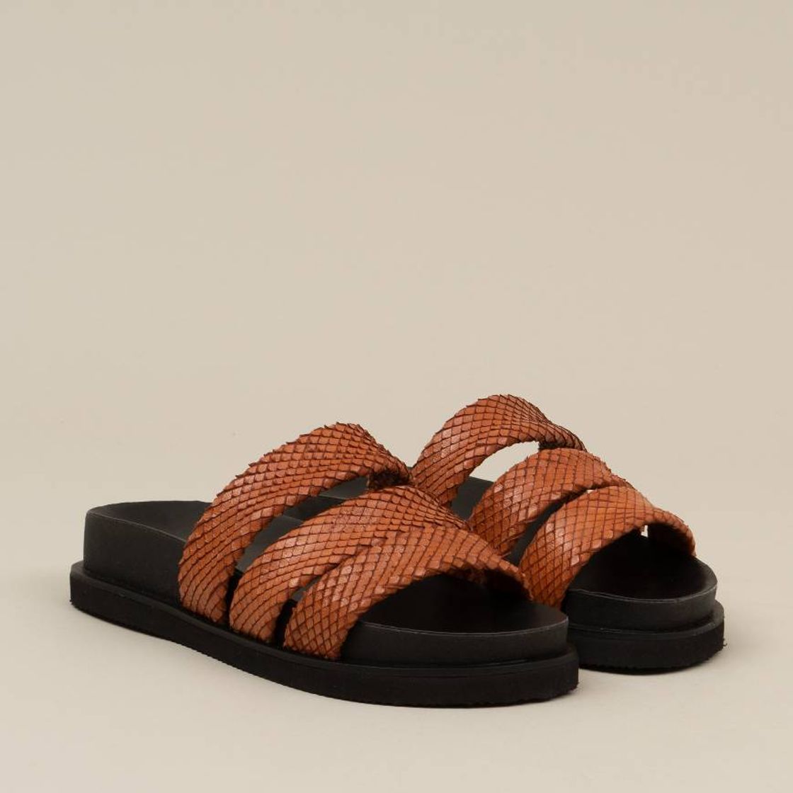 Fashion Birken Couro Serpente - CAMEL