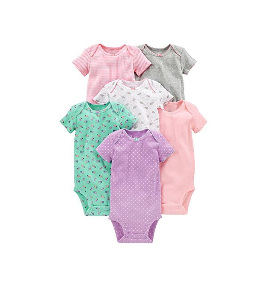 Social Simple Joys by Carter's Infant-and-Toddler-Bodysuits, Pink