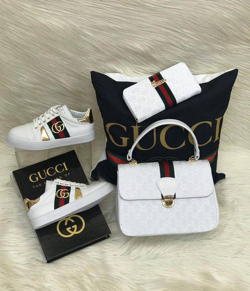 Fashion Gucci white set 