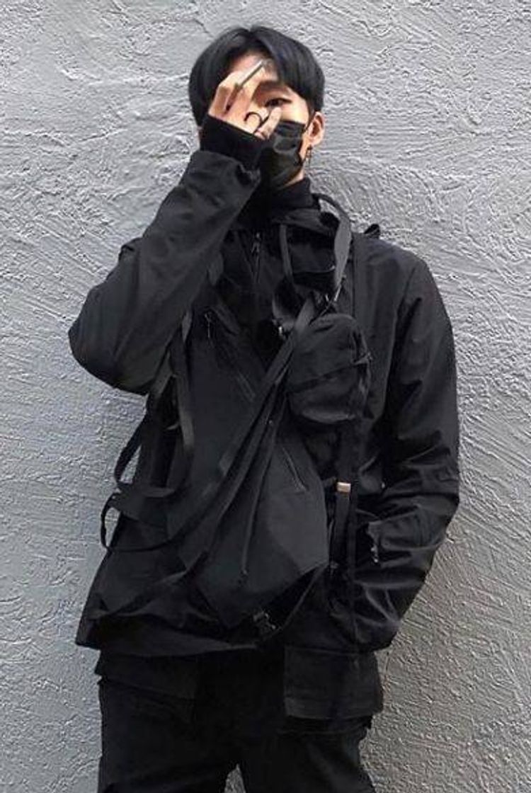 Fashion Techwear fashion🖤🖤