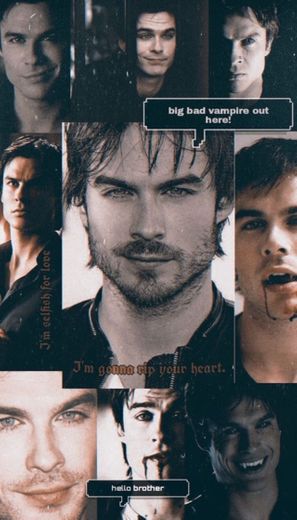 Wallpaper Damon Salvatore😈🔥