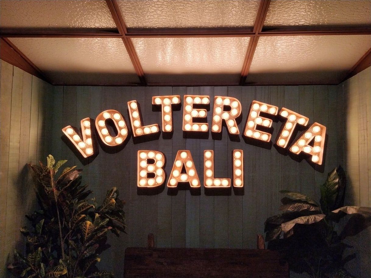 Restaurantes Voltereta, Bienvenido a Bali