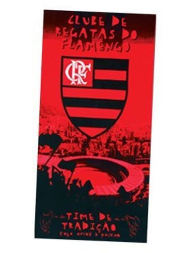 Flamengo Toalla de playa de equipo de fútbol – Tipo I Toalha de Praia Oficial do Flamengo Modelo 01 31 x 51 pulgadas