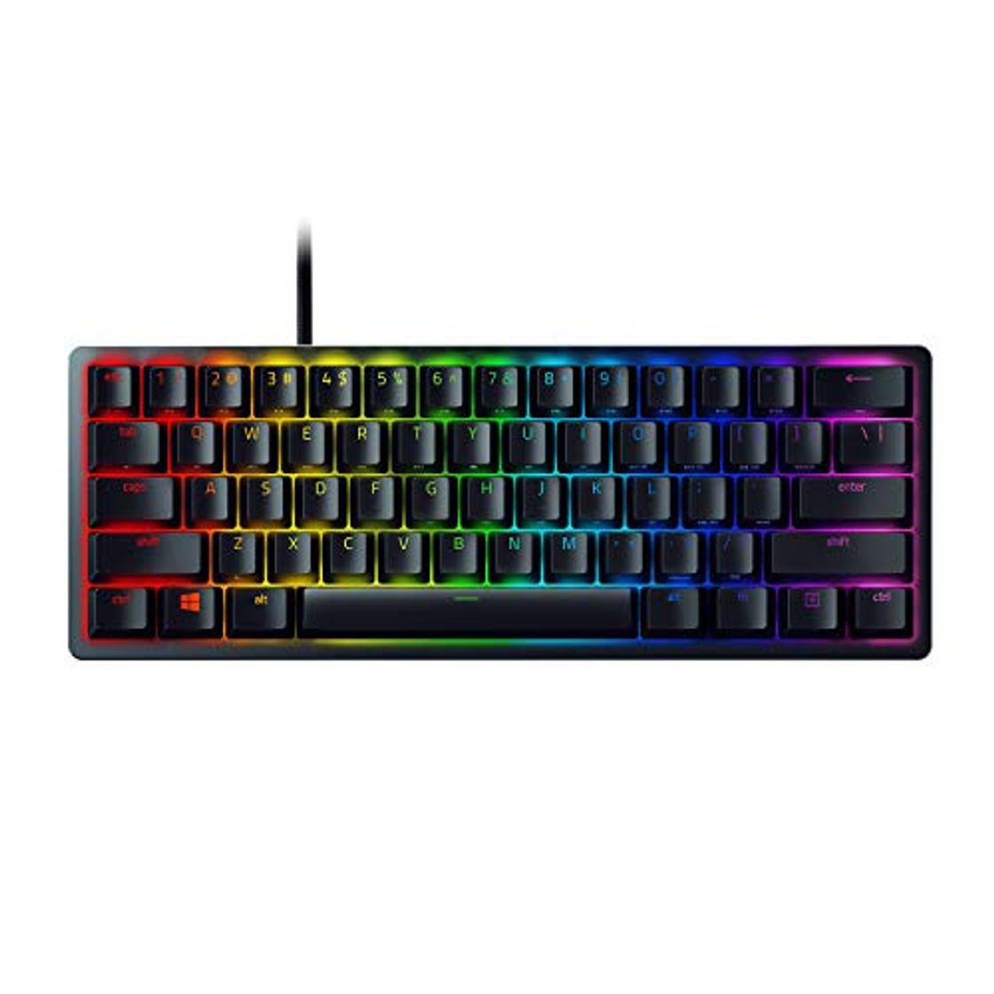 Social Razer Huntsman Mini Red Switch Teclado compacto para juegos compacto al 60%