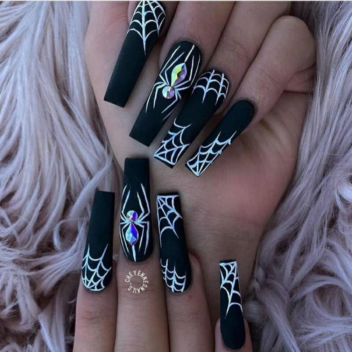 Moda Halloween nails 🕸🕷