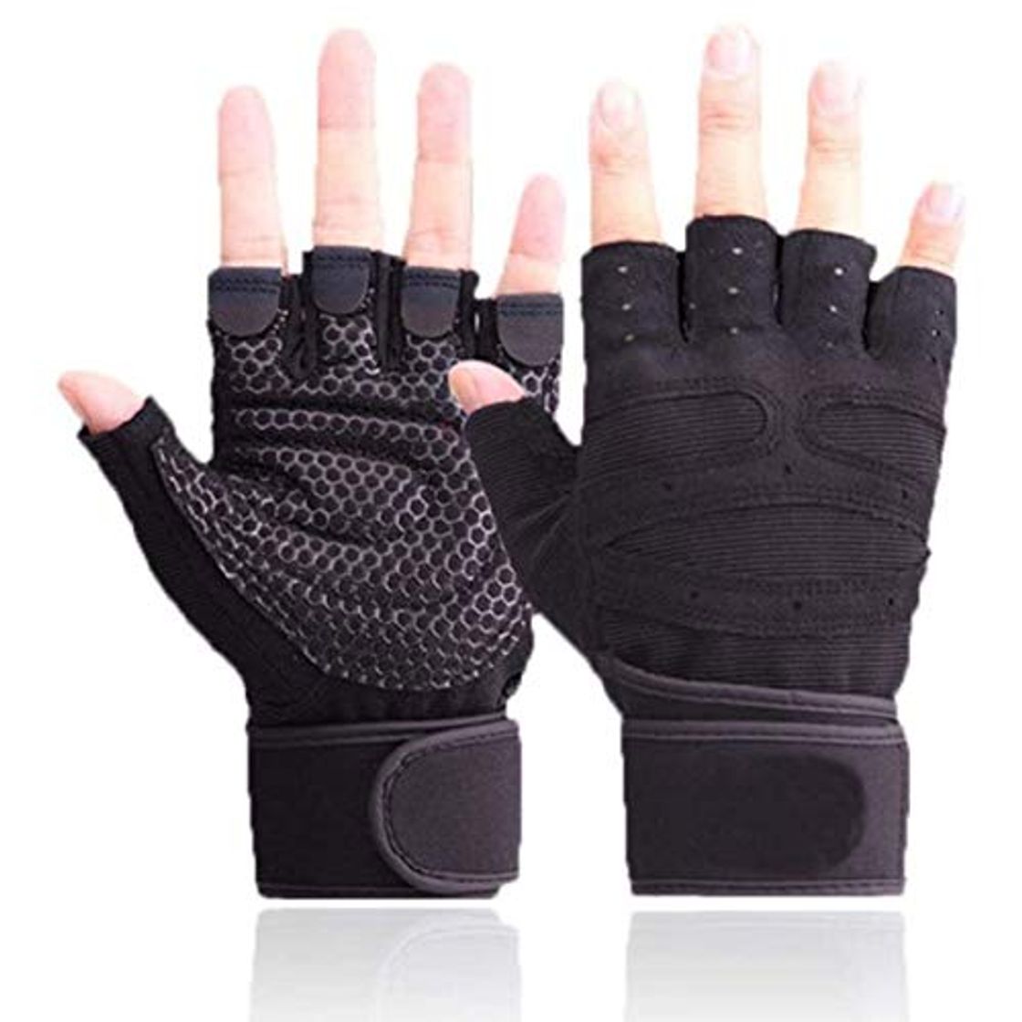 Product Skevic Guantes Gimnasio Hombre y Mujer - Guantes Gym para Levantamiento de