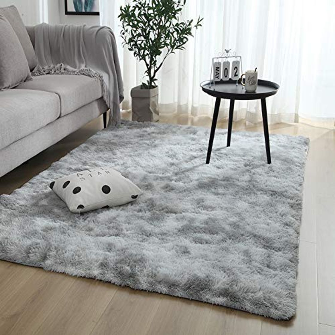 Product Zwgmu Alfombra Salon Grandes Shaggy - Alfombras Dormitorio Modernas Pelo Largo Lavables