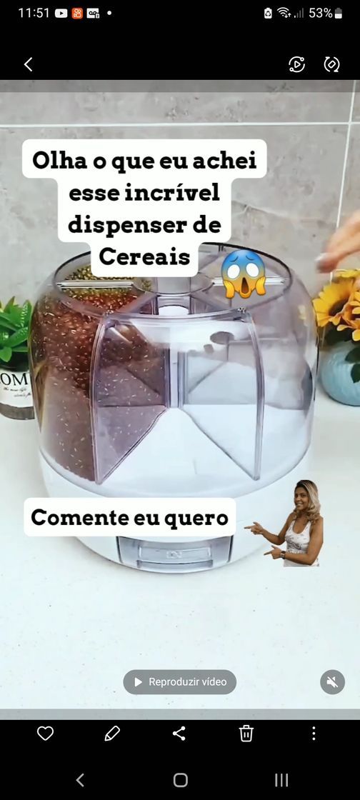 Moda Dispenser de Cereais 