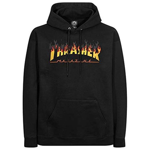 Sudadera capucha Thrasher Bbq Negro L