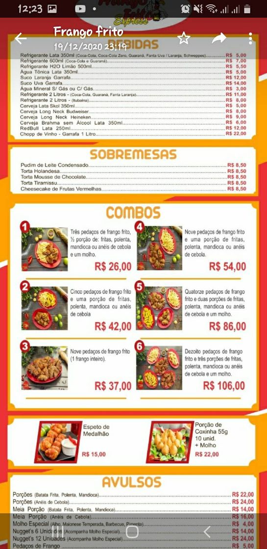 Restaurants Frango Frito Express