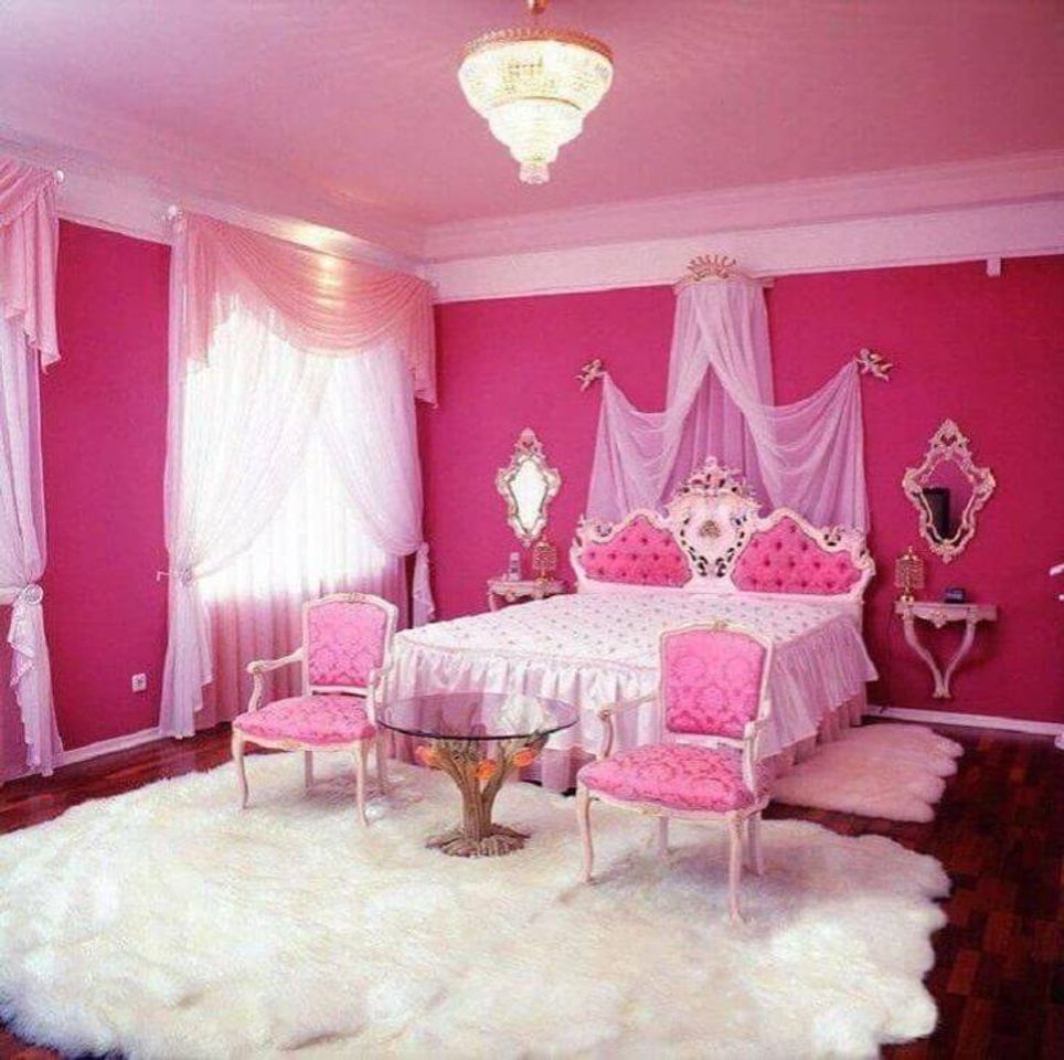 Quarto rosa princesa 