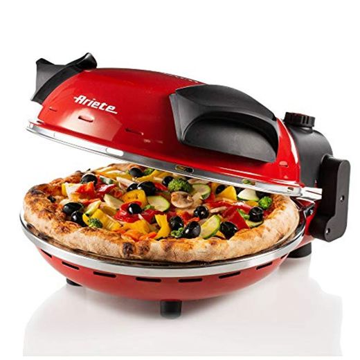 Ariete 909 - Mini horno para pizza en 4 minutos, 1200 W,