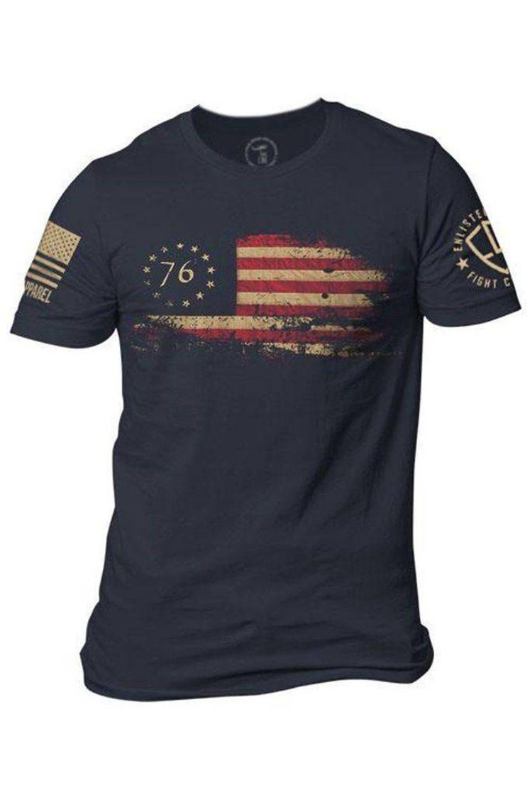 Moda Enlisted 9 - Men's T-Shirt - 76' Flag

