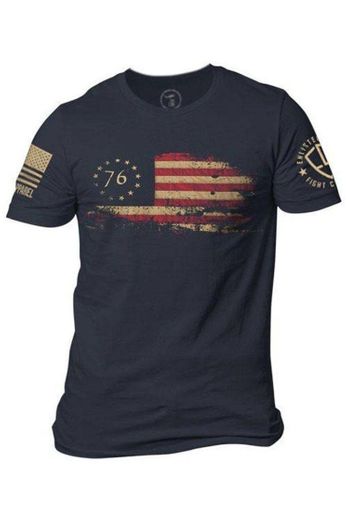 Enlisted 9 - Men's T-Shirt - 76' Flag

