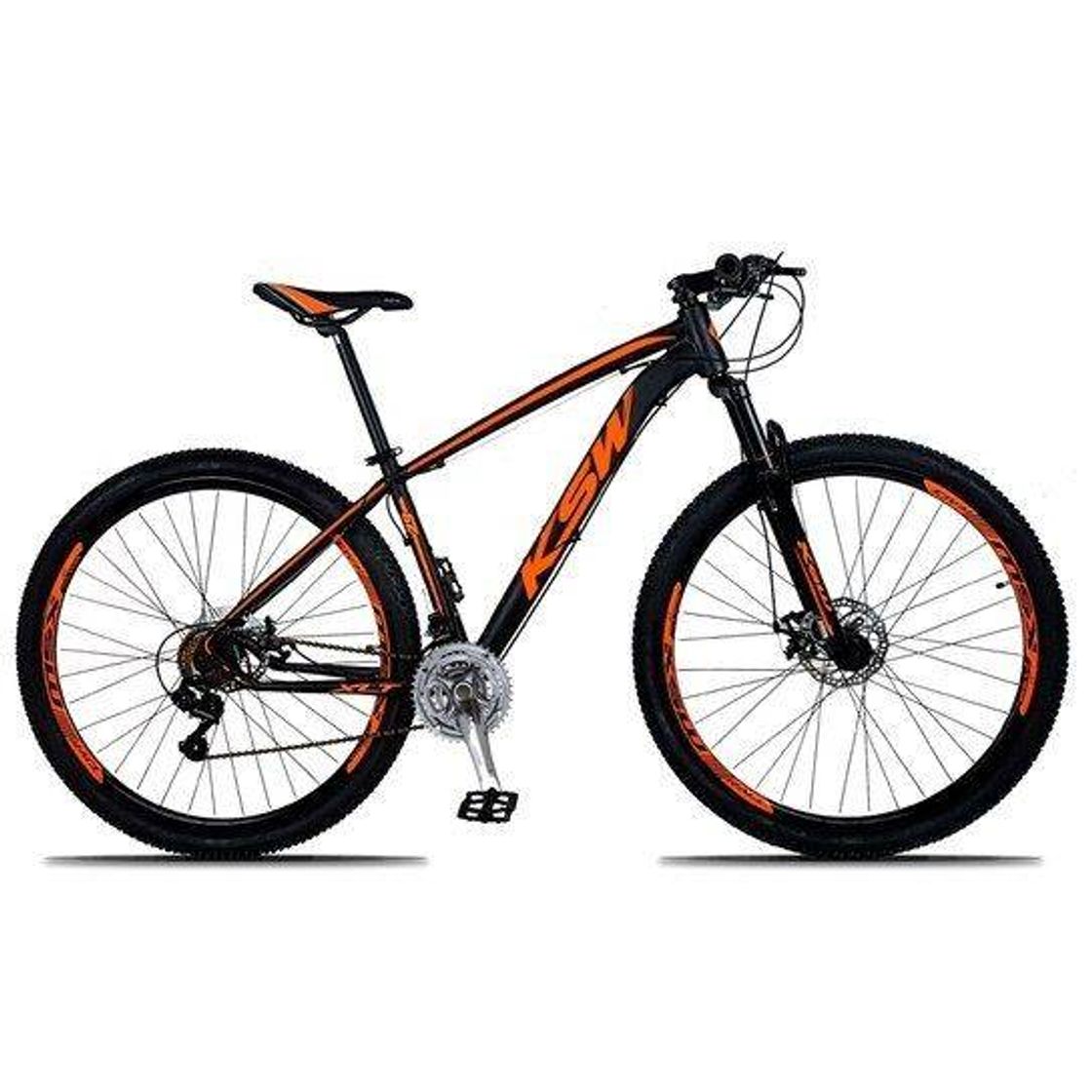 Moda Bicicleta Aro 29 KSW XLT 21v Câmbios Shimano Freio a Disco