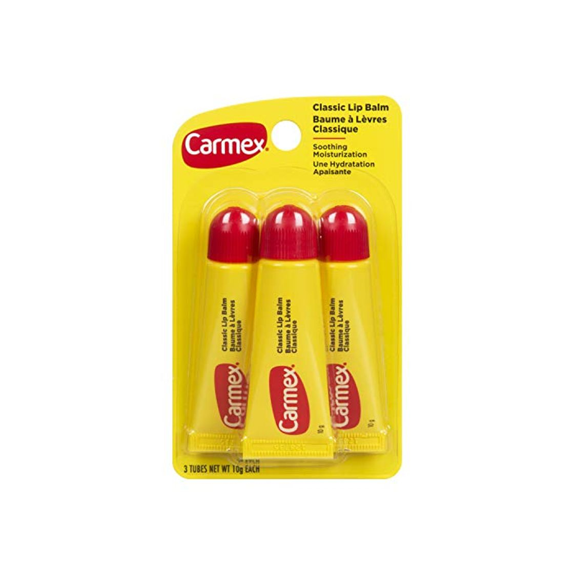 Beauty 3 Pack) CARMEX Original Lip Balm Tube - Original