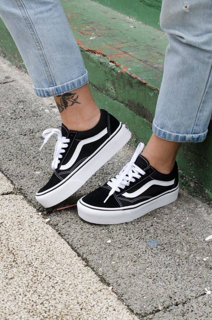 Moda Vans plataforma