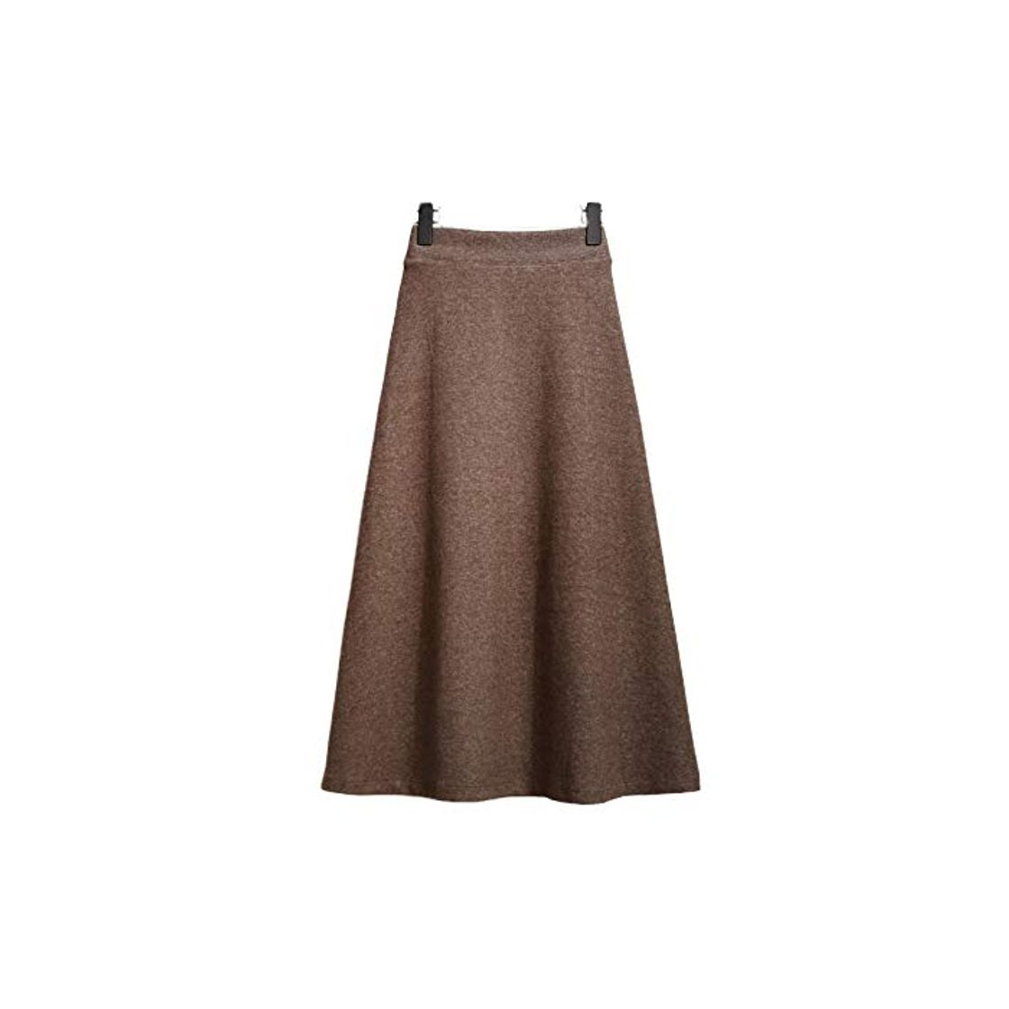 Fashion Skirts Otoño De Punto De Cintura Alta De Las Mujeres De Gran Tamaño De La Vendimia De Oficina Señora Faldas Casual Simple Una Línea Saia Midi