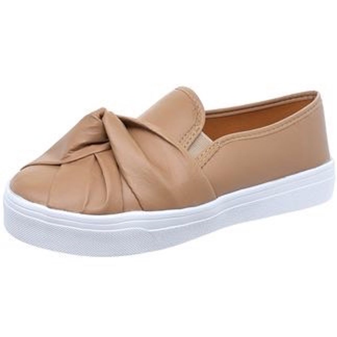 Fashion Tênis Mariha calçados SlipOn Laço Nude - Compre Agora | Dafiti ...