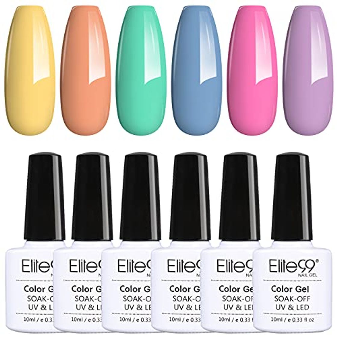 Social Elite99 Esmaltes Semipermanentes de Uñas en Gel UV LED
