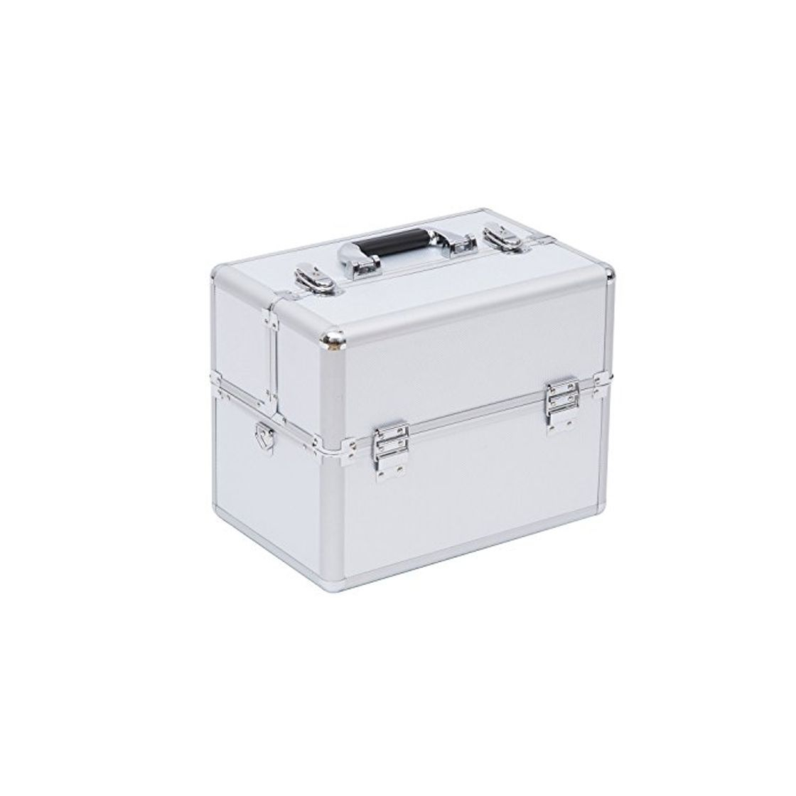 Social HOMCOM Maletín Maquillaje 36'5x24x29cm 3 Niveles Maleta Neceser Cosmetica Profesional