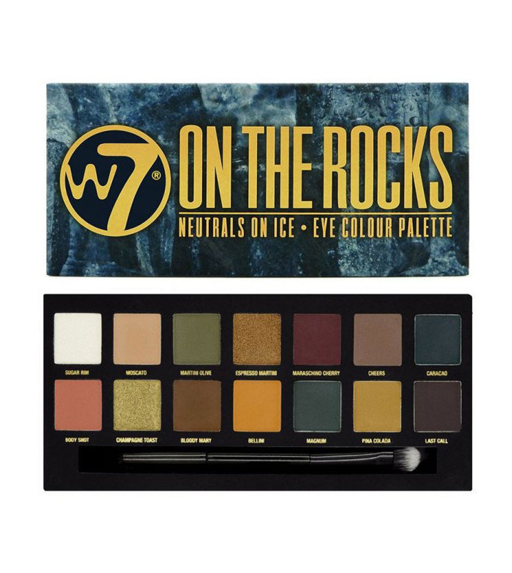 Productos On The Rocks Paleta de Sombras W7