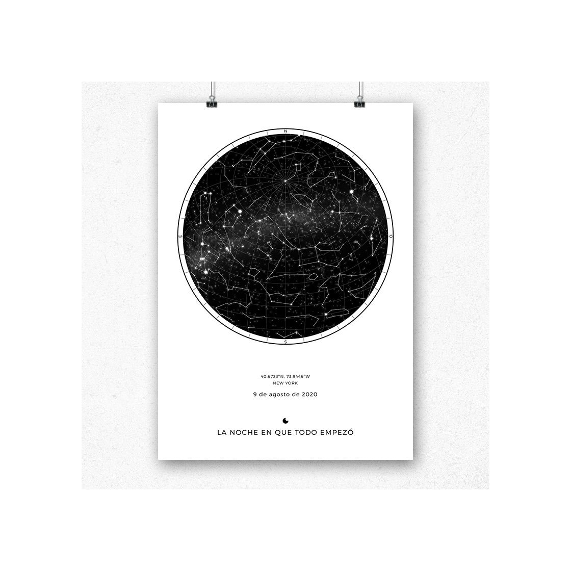Social Mapa Estelar Personalizado
