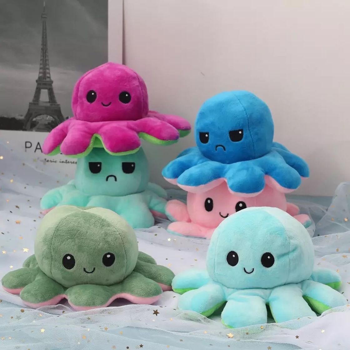 Productos Waselia Peluche de Pulpo Reversible