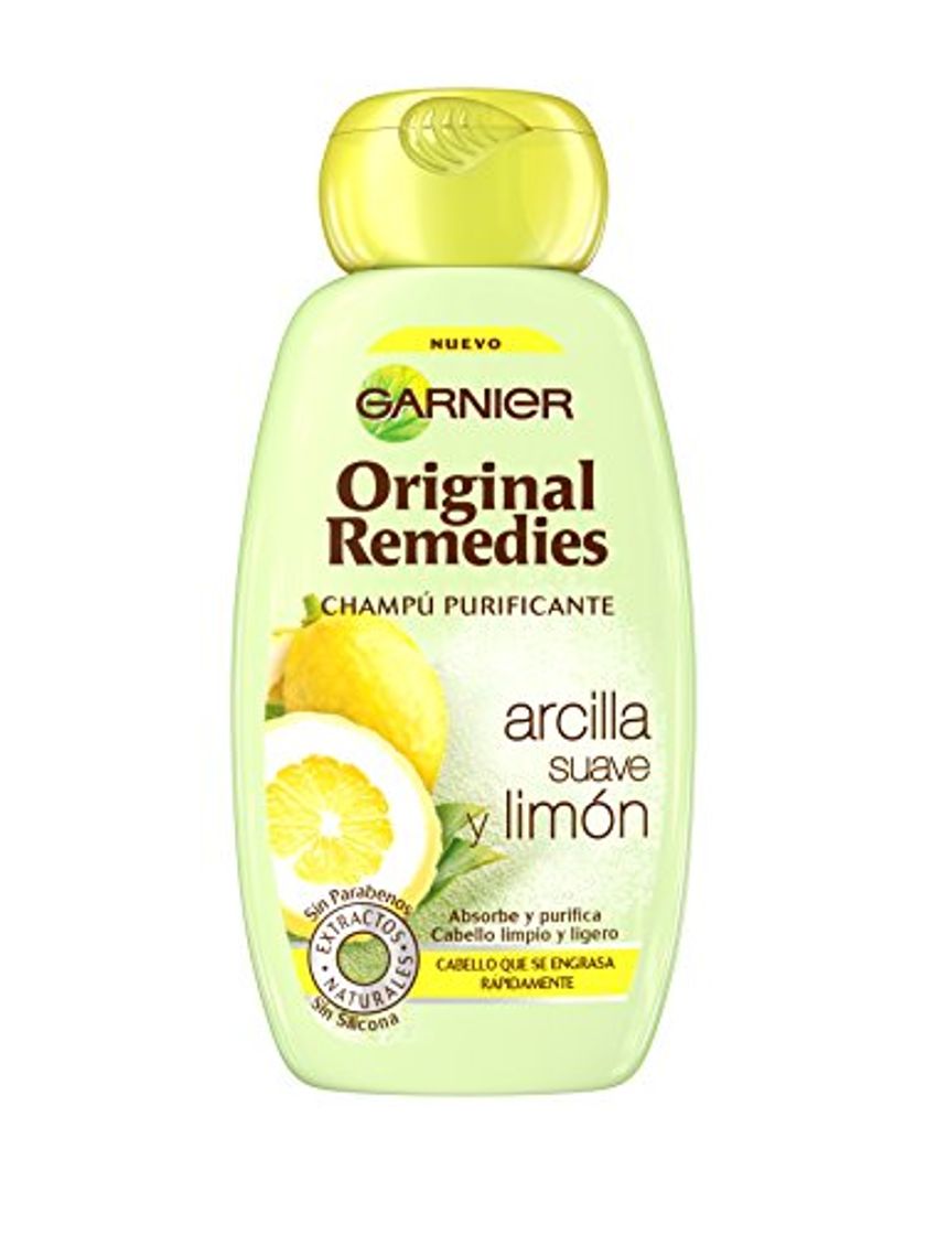 Belleza Champú Arcilla y Limón 250ml de Original Remedies