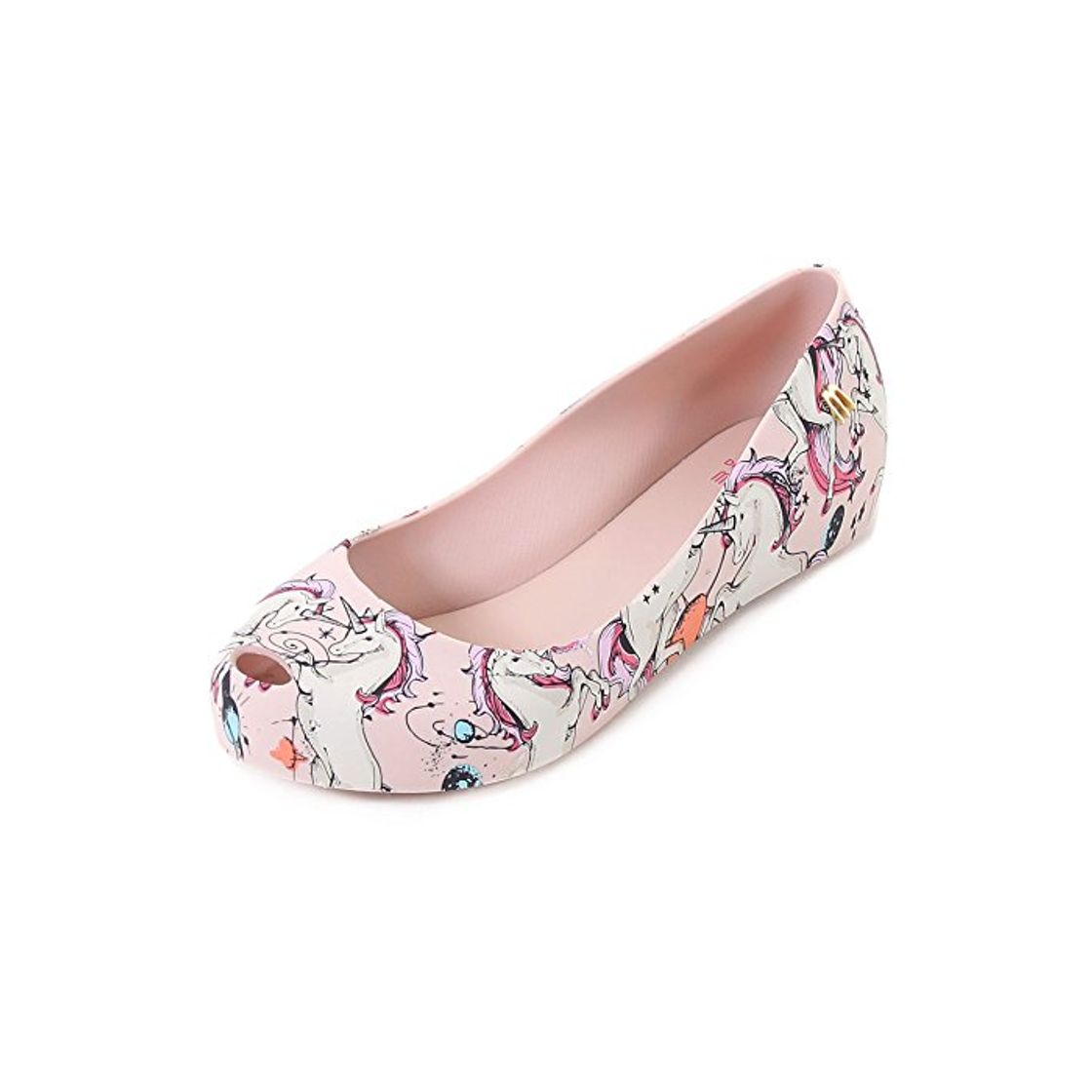 Fashion Mel Dreamed by Melissa Kids Ultragirl Fantasy 20 Flat Blush Unicorn-Blush-3