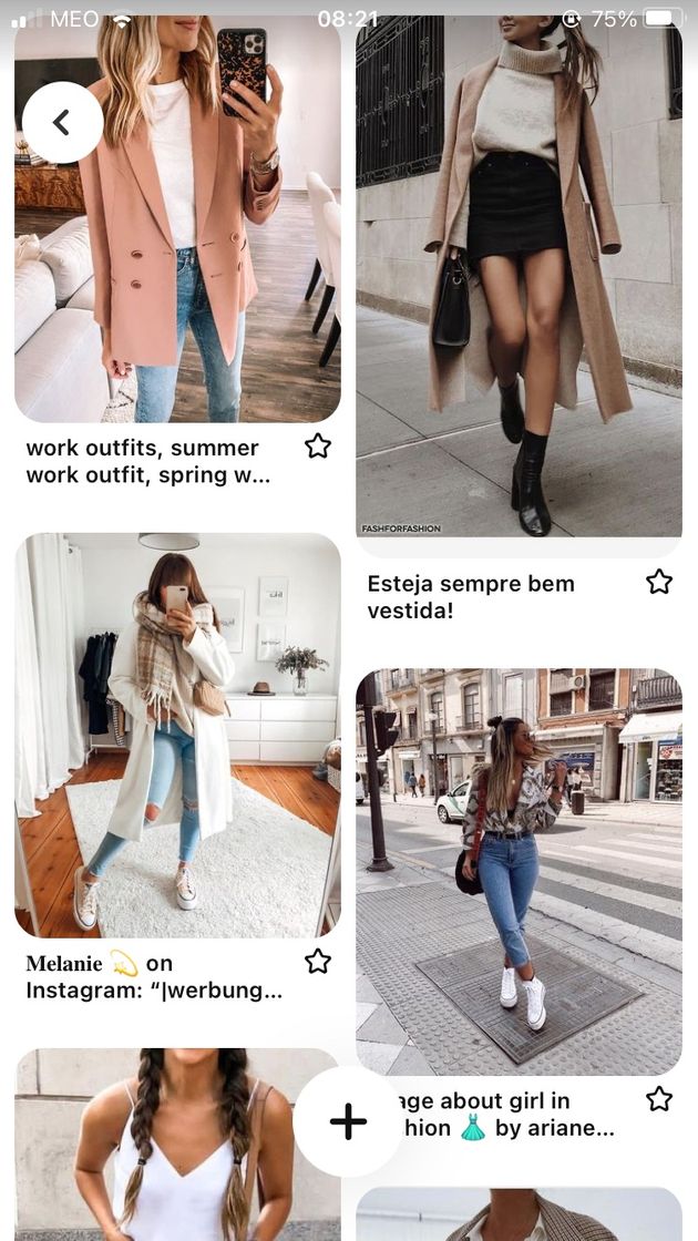 Moda Os looks de inspiração no meu Pinterest 