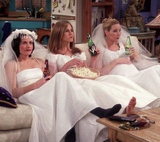 Monica, Rachel and Phoebe 