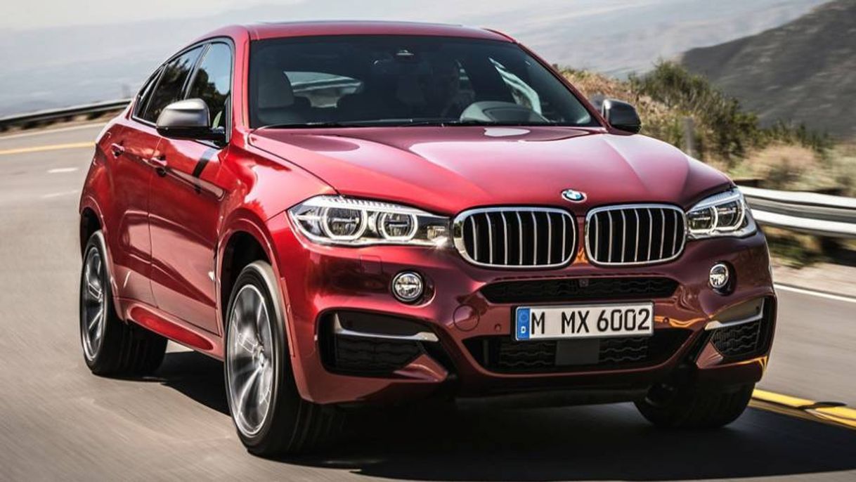 Moda BMW X6 Vermelha