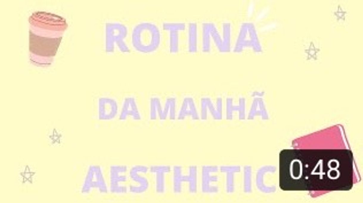 Fashion Rotina da Manhã Aesthetic 